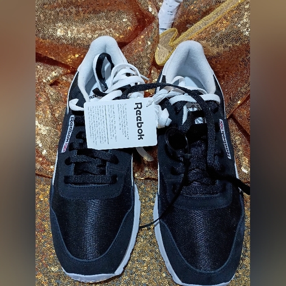 Reebok Classic Men's Black and White Sneakers - Picture 3 of 4